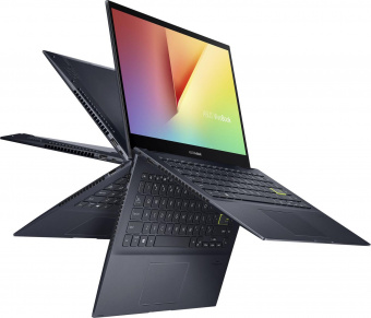 Ноутбук Asus Vivobook Flip 14 TM420UA-EC172T Ryzen 5 5500U 8Gb SSD256Gb AMD Radeon 14" IPS Touch FHD (1920x1080) Windows 10 Home black WiFi BT Cam (90NB0U21-M001S0) от магазина РЭССИ