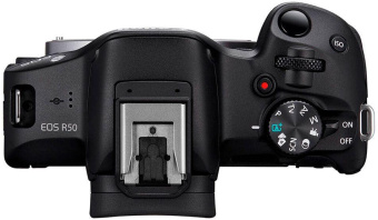 Фотоаппарат Canon EOS R50 черный 24.2Mpix 2.95" 4K WiFi RF-S 18-45mm IS STM LP-E6NH от магазина РЭССИ