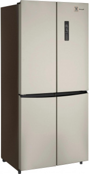 Холодильник Weissgauff WCD 450 Be NoFrost Inverter 2-хкамерн. бежевый (двухкамерный) от магазина РЭССИ