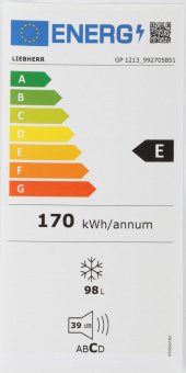 Морозильная камера Liebherr GP 1213 белый от магазина РЭССИ