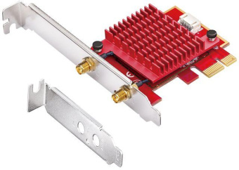 Сетевой адаптер Wi-Fi + Bluetooth Cudy WE3000S АХ5400 PCI Express (ант.внеш.съем) 2ант. от магазина РЭССИ