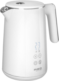 Чайник электрический Red Solution RK-M112D 1.5л. 2200Вт белый корпус: металл/пластик от магазина РЭССИ