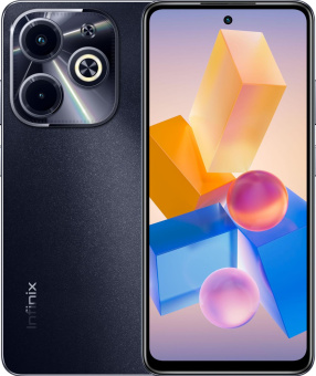 Смартфон Infinix X6528B Hot 40i 256Gb 8Gb черный моноблок 3G 4G 2Sim 6.56" 720x1612 Android 13 50Mpix 802.11 a/b/g/n/ac NFC GPS GSM900/1800 GSM1900 TouchSc Protect FM A-GPS Micro SD max2048Gb от магазина РЭССИ