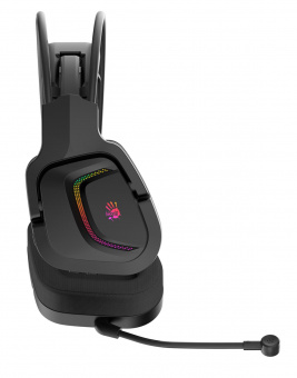 Наушники с микрофоном A4Tech Bloody MR575 черный 1.5м мониторные BT/Radio оголовье (MR575) от магазина РЭССИ