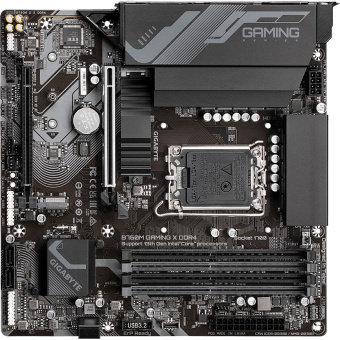 Материнская плата Gigabyte B760M GAMING X DDR4 Soc-1700 Intel B760 4xDDR4 mATX AC`97 8ch(7.1) 2.5Gg RAID+HDMI+DP от магазина РЭССИ