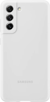 Чехол (клип-кейс) Samsung для Samsung Galaxy S21 FE Silicone Cover белый (EF-PG990TWEGRU) от магазина РЭССИ