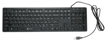 Клавиатура Оклик 510ML черный USB slim Multimedia LED от магазина РЭССИ