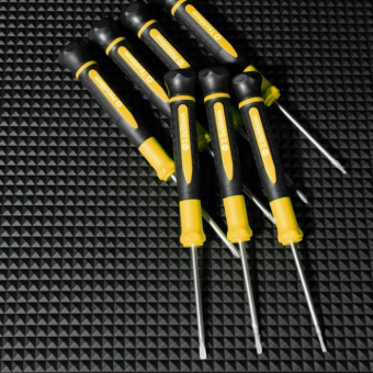 Набор прецизионных отверток DELI 7 шт (SLPH Torx)DL241007 (CrV сталь пластиковый кейс) 130268 от магазина РЭССИ