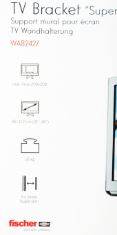 Кронштейн для телевизора Thomson WAB2427 черный 19"-48" макс.25кг настенный фиксированный от магазина РЭССИ