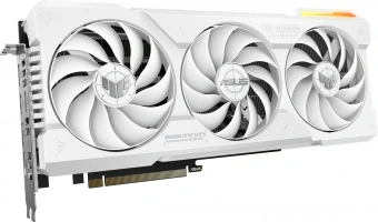 Видеокарта Asus PCI-E 4.0 TUF-RTX4070TIS-O16G-WHITE-GAMING NVIDIA GeForce RTX 4070TI Super 16Gb 192bit GDDR6X 2640/21000 HDMIx2 DPx3 HDCP Ret от магазина РЭССИ