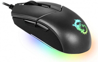 Мышь MSI Clutch GM11 черный оптическая (5000dpi) USB (6but) от магазина РЭССИ