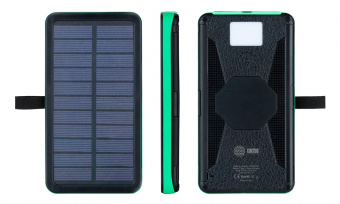 Мобильный аккумулятор Cactus CS-PBFSPT-10000 10000mAh 2.1A 2xUSB солн.бат. черный от магазина РЭССИ