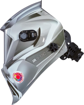 Маска сварщика Fubag IR 9-13C S филь.:хамел. см.экр.95x36мм серебристый (38076) от магазина РЭССИ