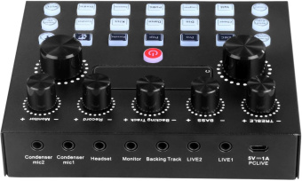 Микрофон проводной Оклик SM-600G 2.5м черный от магазина РЭССИ