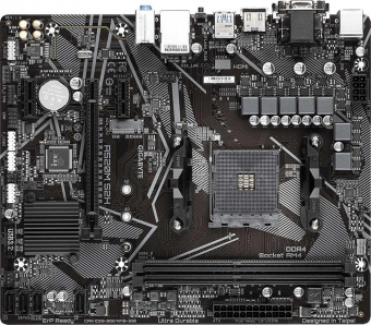 Материнская плата Gigabyte A520M S2H Soc-AM4 AMD A520 2xDDR4 mATX AC`97 8ch(7.1) GbLAN RAID+VGA+DVI+HDMI от магазина РЭССИ