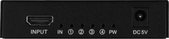 Сплиттер аудио-видео Premier 5-872-4 HDMI (f)/4xHDMI (f) черный от магазина РЭССИ