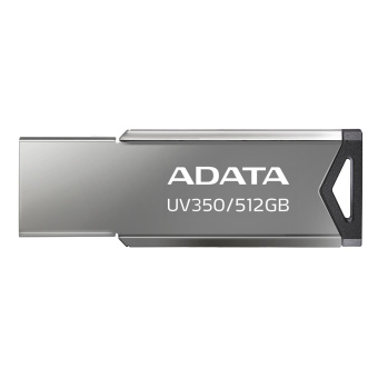Флеш Диск A-Data 512GB UV350 AUV350-512G-RBK USB3.0 серебристый от магазина РЭССИ