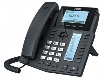 Телефон IP Fanvil X5U черный от магазина РЭССИ
