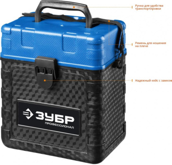 Нивелир лазерн. Зубр Крест-55 2кл.лаз. 660нм цв.луч. красный 3луч. (34904) от магазина РЭССИ