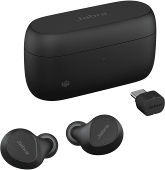 Наушники с микрофоном Jabra Evolve 2 Buds черный внутриканальные BT в ушной раковине (20797-999-989) от магазина РЭССИ