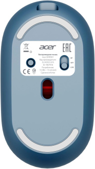 Мышь Acer OMR301 синий оптическая 1600dpi беспров. BT/Radio USB 4but (ZL.MCECC.01S) от магазина РЭССИ