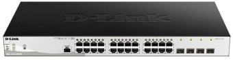 Коммутатор D-Link DGS-1210-28P/ME/B2A 24G 24PoE 193W настраиваемый от магазина РЭССИ