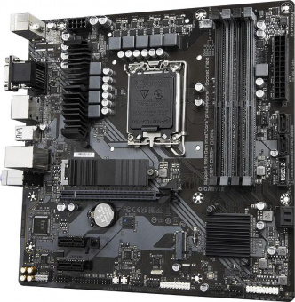 Материнская плата Gigabyte B760M DS3H DDR4 Soc-1700 Intel B760 4xDDR4 mATX AC`97 8ch(7.1) 2.5Gg RAID+HDMI+DP от магазина РЭССИ