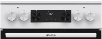Плита Электрическая Gorenje GEC5C61WG белый стеклокерамика (без крышки) от магазина РЭССИ