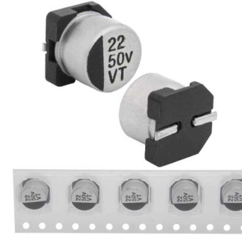 22 uF 50 V 105C 6.3*5.4 VT от магазина РЭССИ