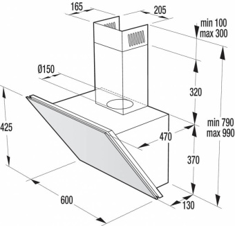 Вытяжка каминная Gorenje Ora-Ito WHI643ORAW белый управление: сенсорное (1 мотор) от магазина РЭССИ
