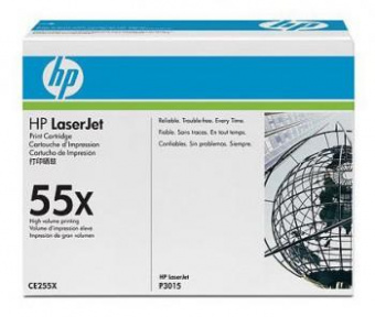 Картридж лазерный HP 55X CE255X черный (12500стр.) для HP LJ P3015 от магазина РЭССИ