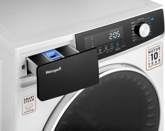 Стиральная машина Weissgauff Premium WM 61410 DC Inverter Steam класс: B загр.фронтальная макс.:10кг белый от магазина РЭССИ