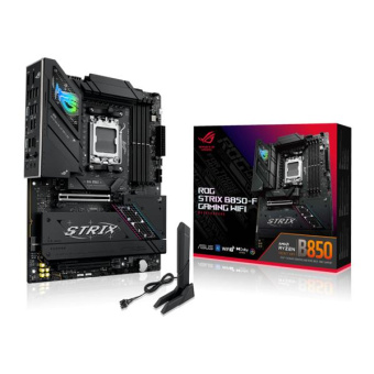Материнская плата Asus ROG STRIX B850-F GAMING WIFI SocketAM5 AMD B850 4xDDR5 ATX AC`97 8ch(7.1) 2.5Gg RAID+HDMI+DP от магазина РЭССИ