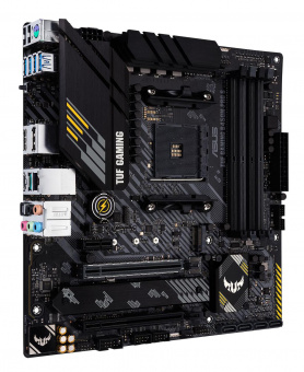 Материнская плата Asus TUF GAMING B450M-PRO S Soc-AM4 AMD B450 4xDDR4 mATX AC`97 8ch(7.1) 2.5Gg RAID+HDMI+DP от магазина РЭССИ