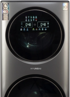 Стиральная машина Hyundai Proxima WMD9424 класс: A+++ загр.фронтальная макс.:15кг (с сушкой) темно-серебристый от магазина РЭССИ