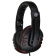 Наушники с микрофоном Оклик HS-L380G ABADDON черный/красный 1.8м мониторные оголовье (1100404) от магазина РЭССИ