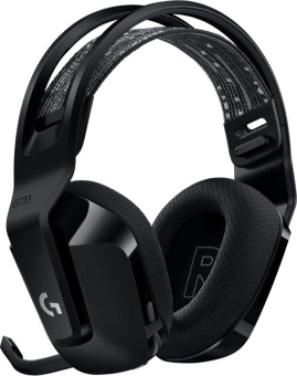 Наушники с микрофоном Logitech G733 Lightspeed черный мониторные Radio оголовье (981-000864) от магазина РЭССИ