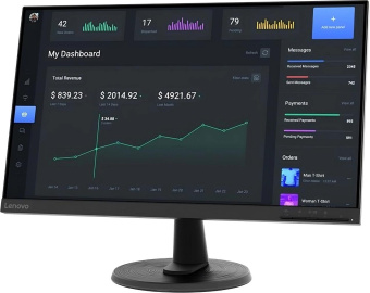Монитор Lenovo 23.8" ThinkVision C24-40 черный VA 4ms 16:9 HDMI матовая 250cd 178гр/178гр 1920x1080 75Hz FreeSync VGA FHD 3.3кг от магазина РЭССИ