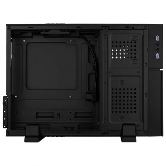 Корпус Aerocool Playa Slim черный без БП mATX 1x80mm 2xUSB3.0 audio bott PSU от магазина РЭССИ