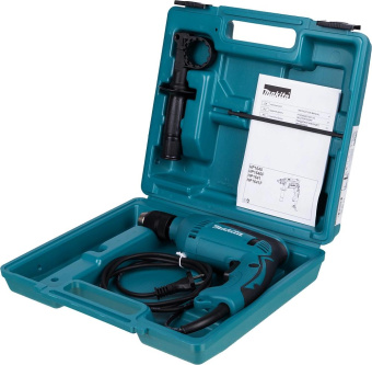Дрель ударная Makita HP1641K 680Вт патрон:быстрозажимной реверс (кейс в комплекте) от магазина РЭССИ