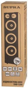 Минисистема Supra SMB-1200 черный 200Вт FM USB BT SD от магазина РЭССИ
