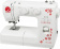 Картинка Швейная машина Janome Sakura 95 белый/цветы от магазина РЭССИ Швейная машина Janome Sakura 95 белый/цветы от магазина РЭССИ