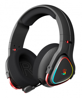Наушники с микрофоном A4Tech Bloody MR710 черный BT оголовье (MR710 BLACK) от магазина РЭССИ
