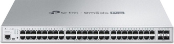 Коммутатор TP-Link Omada Pro S5500-48GP4F (L2+) 48x1Гбит/с 4xКомбо(1000BASE-T/SFP) 4SFP 48PoE+ 384W управляемый от магазина РЭССИ