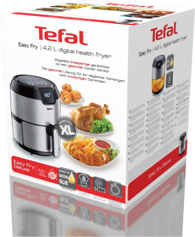 Аэрогриль Tefal EY401D15 1500Вт серебристый/черный от магазина РЭССИ