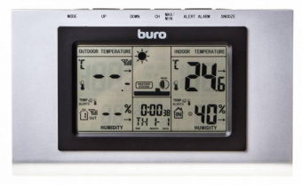 Погодная станция Buro H127G серебристый/черный от магазина РЭССИ