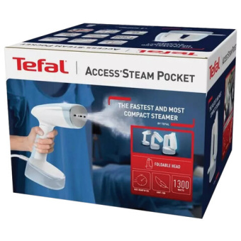 Отпариватель ручной Tefal DT3041E1 1300Вт белый/голубой от магазина РЭССИ