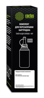 Тонер Cactus CS-RK-CE505A черный флакон 120гр. (в компл.:чип) для принтера HP LJ P2055/P2035/400/M401/M425 от магазина РЭССИ