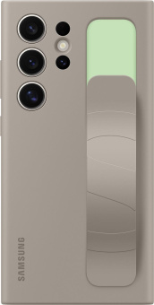 Чехол (клип-кейс) Samsung для Samsung Galaxy S24 Ultra Standing Grip Case S24 Ultra серо-коричневый (EF-GS928CUEGRU) от магазина РЭССИ