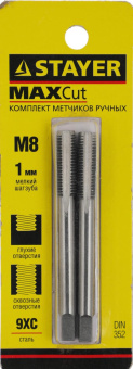 Набор метчиков Stayer 28025-08-1.0-H2 в комплекте 2 предмета от магазина РЭССИ